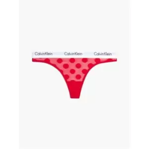 Calvin Klein Modern Cotton Thong - Red