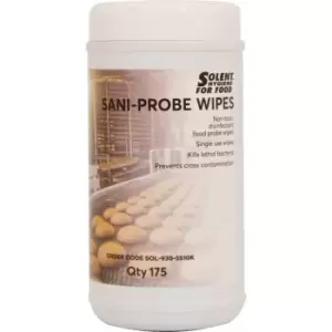 FOOD SAFE BIOCIDAL PROBE WIPES (TUB OF 175)