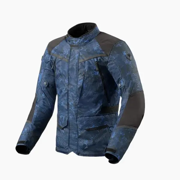 REV'IT! Voltiac 3 H2O Jacket Camo Blue Size 3XL