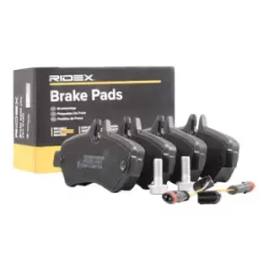 RIDEX Brake pad set VW,MERCEDES-BENZ 402B0204 0044206920,0084205120,A0044206920 A0084205120,2E0698451,2E0698451H