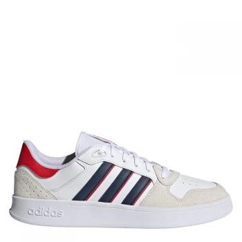 adidas Breaknet Plus Court Trainers Mens - White/Navy/Red