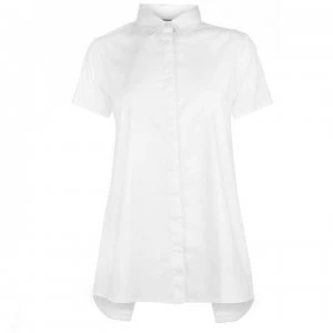 Kangol Short Sleeve Wrap Shirt Ladies - White