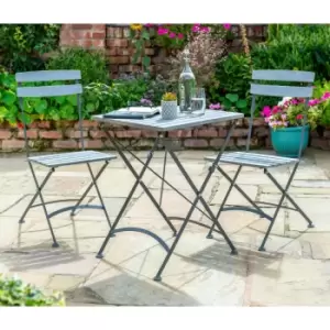 Norfolk Leisure Anada Bistro Set - Grey