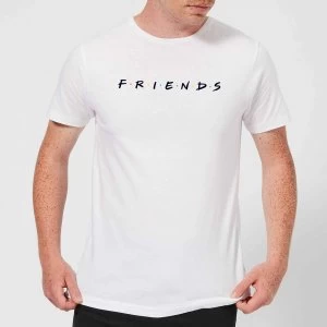 Friends Logo Mens T-Shirt - White - XS