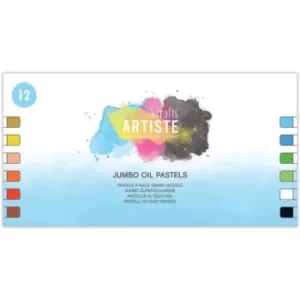 EDU013 Jumbo Oil Pastels Assorted (Pk-24)