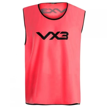 VX-3 Hi Viz Mesh Training Bibs Mens - Flurscnt Red