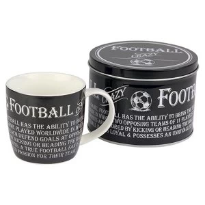 Ultimate Gift for Man Mug in a Tin Football