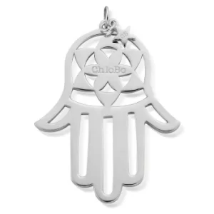 ChloBo SP622 Women&apos;s Hamsa Hand Pendant