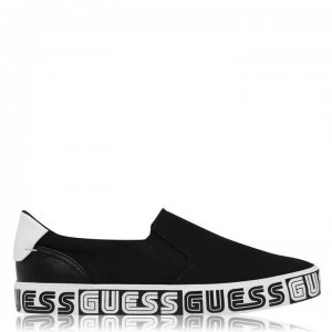 Guess Gray Slip-on Trainers - Black