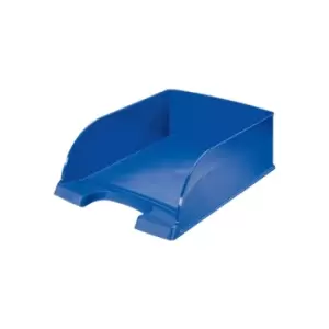 Plus Jumbo Letter Tray A4 - Blue - Outer Carton of 4