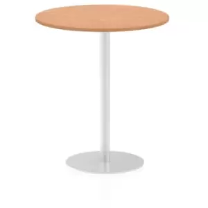 Italia Poseur Table Round 1000 Top 1145 High Oak