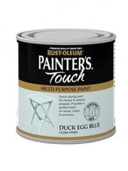 Rust-Oleum Painter&Rsquo;S Touch Toy Safe Gloss Multi Purpose Paint ; Duck Egg Blue 250ml