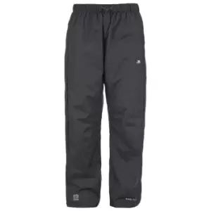 Trespass Mens Purnell Waterproof & Windproof Over Trousers (M) (Black)