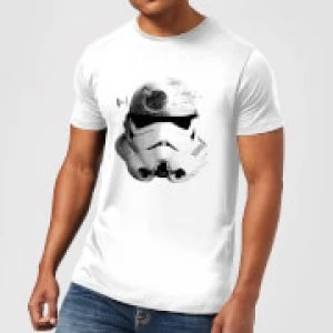 Star Wars Command Stromtrooper Death Star Mens T-Shirt - White - XL