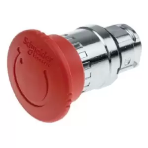 ZB4BS864, PB Emergency Stop 60MM Trigact Turn Rel Red