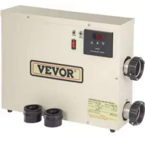 VEVOR Electric SPA Water Heater 5.5KW 220V 50-60HZ Digital SPA Heater with Adjustable Temperature Controller Heater for Swimming Pool and Hot Bathtubs