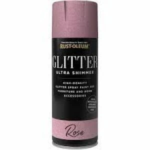 Rust-Oleum Rose Glitter Ultra Shimmer Spray Paint 400ml