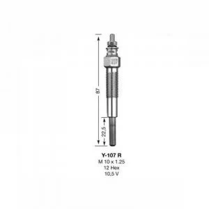 NGK Glow Plug Y-107R Y107R (1229)