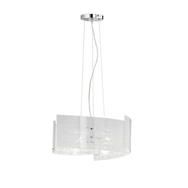 Signa Modern 3 Light Pendant Ceiling Light White