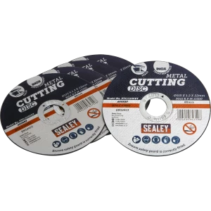 Sealey Metal Cutting Disc 115mm 1.2mm Pack of 5