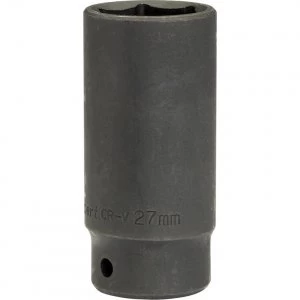 Draper Expert 1/2" Drive Hi Torq Deep Hexagon Impact Socket Metric 1/2" 27mm