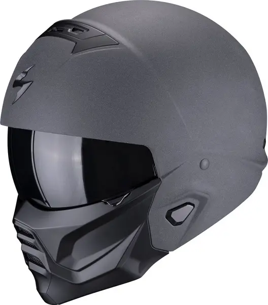 Scorpion Exo-Combat II Graphite Dark Grey Jet Helmet 2XL