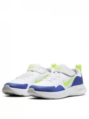 Nike Wearallday (ps), White, Size 1