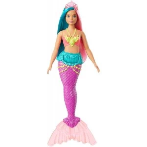 Barbie: Dreamtopia - Teal and Pink Hair Mermaid Doll