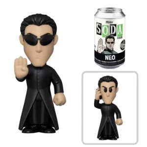 The Matrix Neo Vinyl Soda Figure in Collector Can