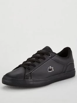 Lacoste Lerond Bl 2 Trainers - Black, Size 13 Younger