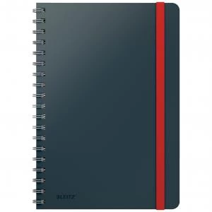 Leitz Cosy Notebook Soft Touch Ruled - Wirebound Velvet Grey