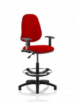 Eclipse Plus I Chair with Adjustable Arms Hi Rise Bergamot Cherry KCUP