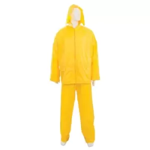 Silverline Rain Suit Yellow 2pce - L 32"W (56 - 116cm)