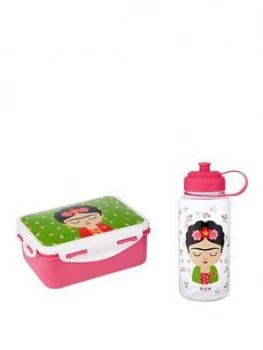 Sass & Belle Frida Kahlo Lunch Box And Waterbottle