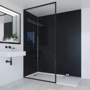 Multipanel Linda Barker Bathroom Wall Panel Hydrolock 2400 X 900mm Nero Grafite