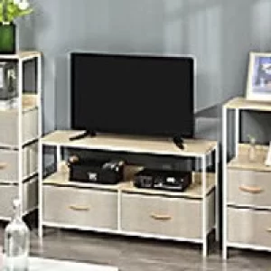 Homcom TV Stand Maple Wood-Effect 290 x 560 mm