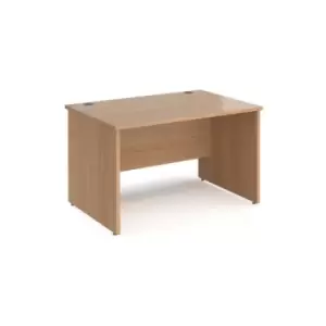 Office Desk Rectangular Desk 1200mm Panel End Leg Beech Tops 800mm Depth Maestro 25