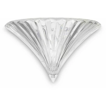 Ideal Lux Lighting - Ideal Lux Santa - 1 Light Indoor Large Wall Uplighter Clear with Glass, E14