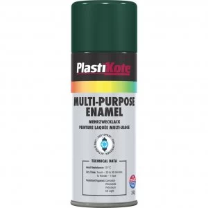 Plastikote Enamel Aerosol Spray Paint Green 400ml