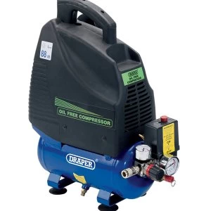 Draper 6l 230v 1.1kw 1.5hp Oil-free Air Compressor