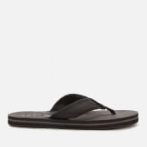 Superdry Mens Premium Flip Flops - Black - M