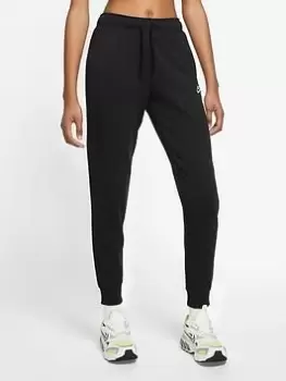 Nike NSW Club Fleece Mid Rise Cargo Joggers - Black/White, Size S, Women