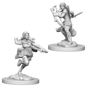 Dungeons & Dragons Nolzur's Marvelous Unpainted Miniatures - Air Genasi Female Rogue