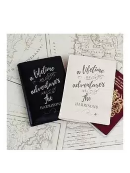 The Personalised Memento Company Personalised Lifetime Of Adventures Couples Passports