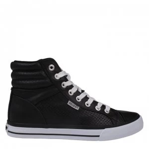 SoulCal Asti Ladies Hi Tops Trainers - Black/Snake