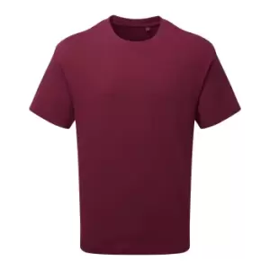 Anthem Unisex Adult Heavyweight T-Shirt (XS) (Burgundy)