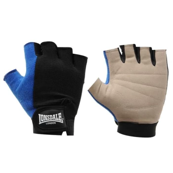 Lonsdale Fitness Gloves - Black/Blue