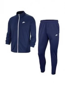 Nike Woven Tracksuit, Navy/White, Size S, Men