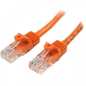 StarTech Cat5e Ethernet Patch Cable with Snagless RJ45 Connectors 10 m Orange