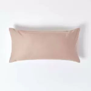 Mink Continental Egyptian Cotton Pillowcase 1000 Thread Count, 40 x 80cm - Mink - Mink - Homescapes